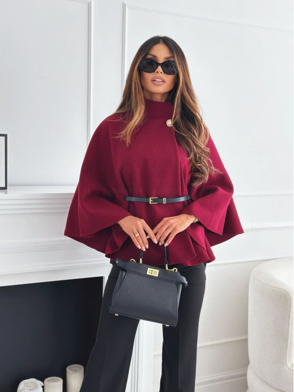 Cape Chic et Moderne à Ceinture